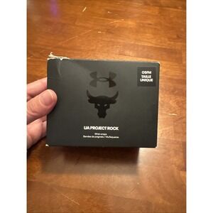 UA Project Rock Unisex Wrist Wraps NEW